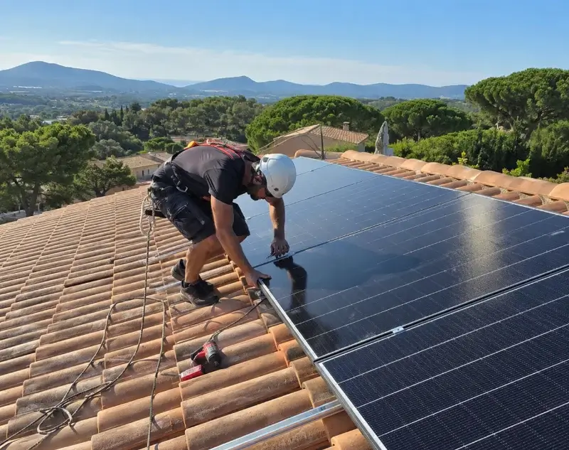 Installateur panneaux solaires Cuers — pose photovoltaïque sur toiture