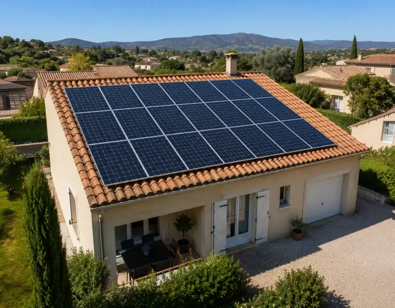 Prime à l'autoconsommation panneaux solaires Cuers — aide financière de l'État